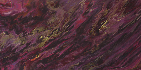 Painting: Winter storm. Acrylic on canvas. Abstract, colorful, calming, purple, magenta, olive green