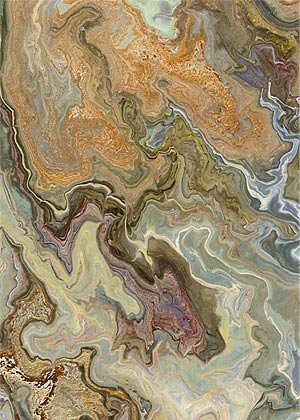 Painting: Quest #7. Acrylic on paper.