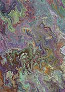 Fairytale #22. Acrylic on paper. Abstract. 5 x 7 inches