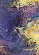 Sunken Treasure #2. Acrylic on paper. Abstract. 5 x 7 inches